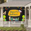 1pc Opening Season Background Decoration – for Hanging Flags, Banners, School Opening Backdrop