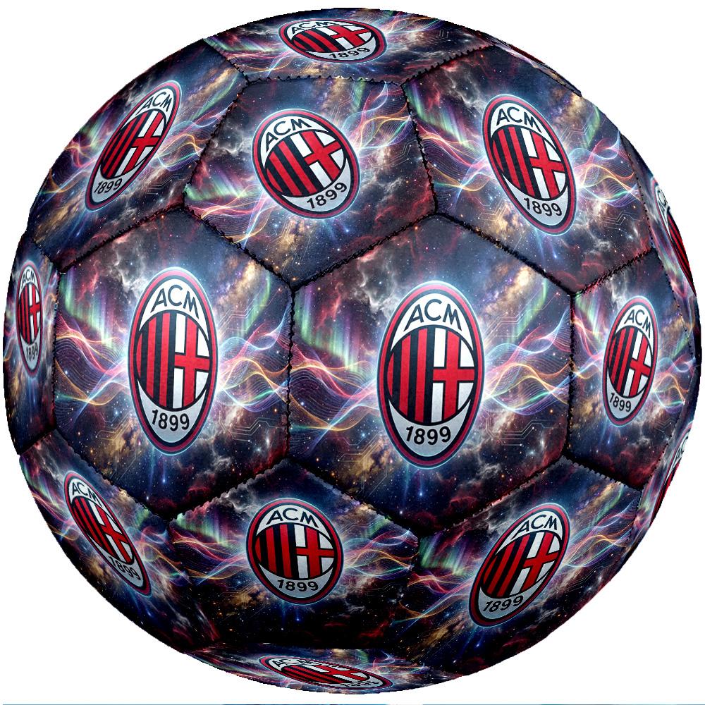 Pallone da calcio Tema AC Milan Taglia 5 Pallone da calcio Tocco Morbido Pallone da calcio per Allenamento Professionale per Sport all'Aperto