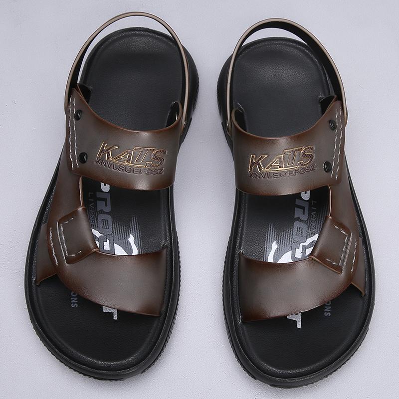 

Мужские летние новые двойные популярные пляжные сандалии с цветочным узором тапочки мужские модные удобные повседневные классические мужские туфли 44 хаки