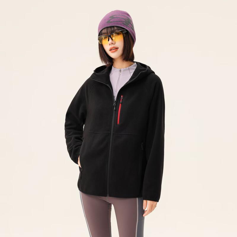 

Женская флисовая куртка с капюшоном XueZhongFei 2025 2XL