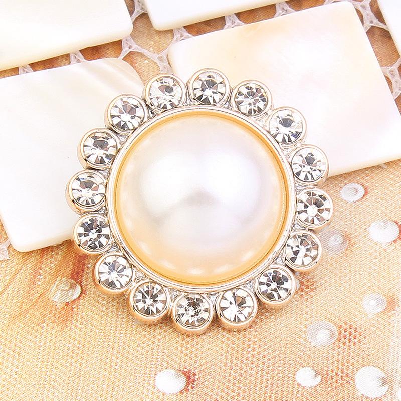 10Pcs Pearl Buttons Pajamas Coats Sweaters Women'S Round Versatile High-End Decorative Buttons Daquan Clothes Accessories