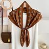 Classic polka dot triangular silk scarf women's 1116 spring and summer new versatile decorative collar scarf sunscreen shawl fashion temperament