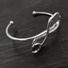 High Quality  2pcs 12mm 20mm Silver Plated One 12mm Cameo Bangle Base Bracelet Blank Findings Setting Cabochon Cameo