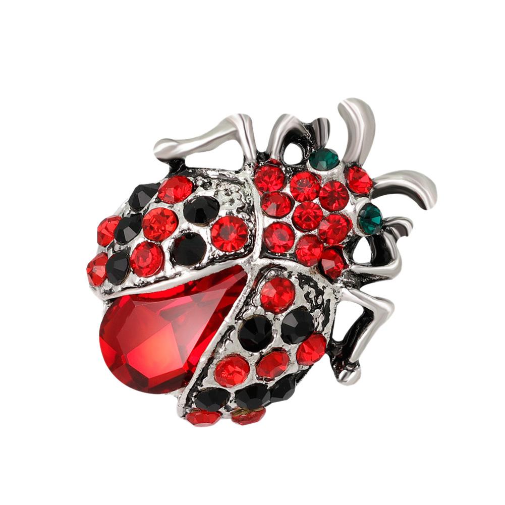 Unique Insect Rhinestone Breastpin Elegant Jewellery Refined Brooches Christmas Gifts for Women Girls