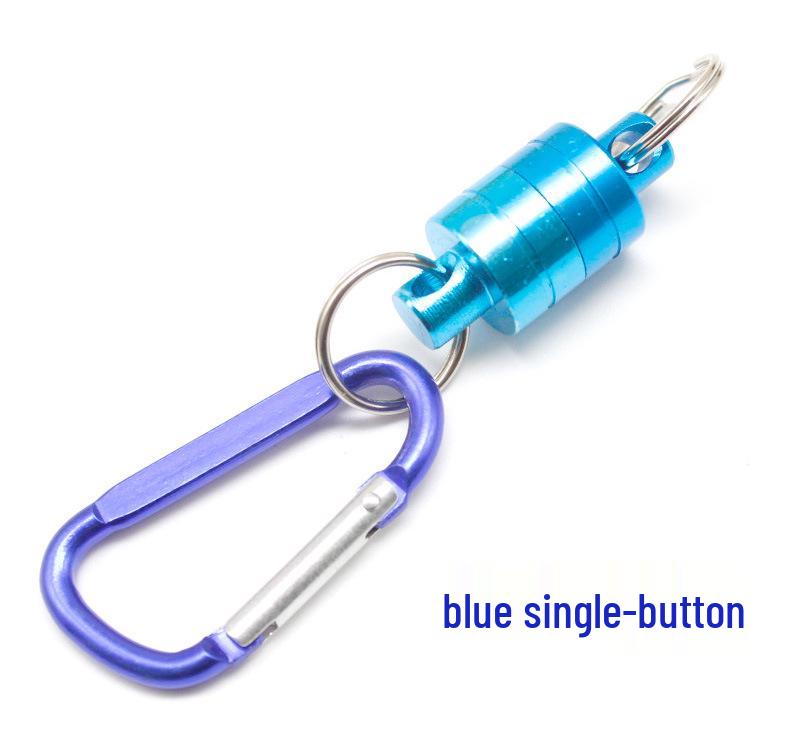 Strong Magnetic Climbing Buckle: Portable Anti-Lost Rope for Outdoor Fishing & Wireless Use