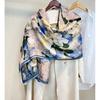Van Gogh Oil Painting Silk Scarf Long Shawl 100% Satin Gift Mom
