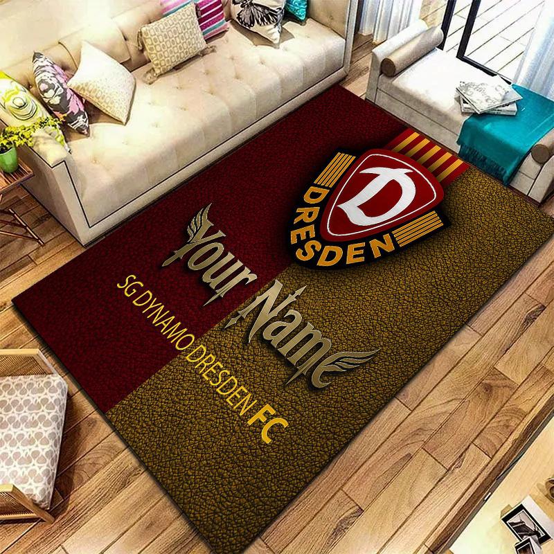 Dynamo Dresden Custom Name Carpet Rug For Living Room Bedroom Home Sofa Decoration Kids Play Nonslip Floor Mat
