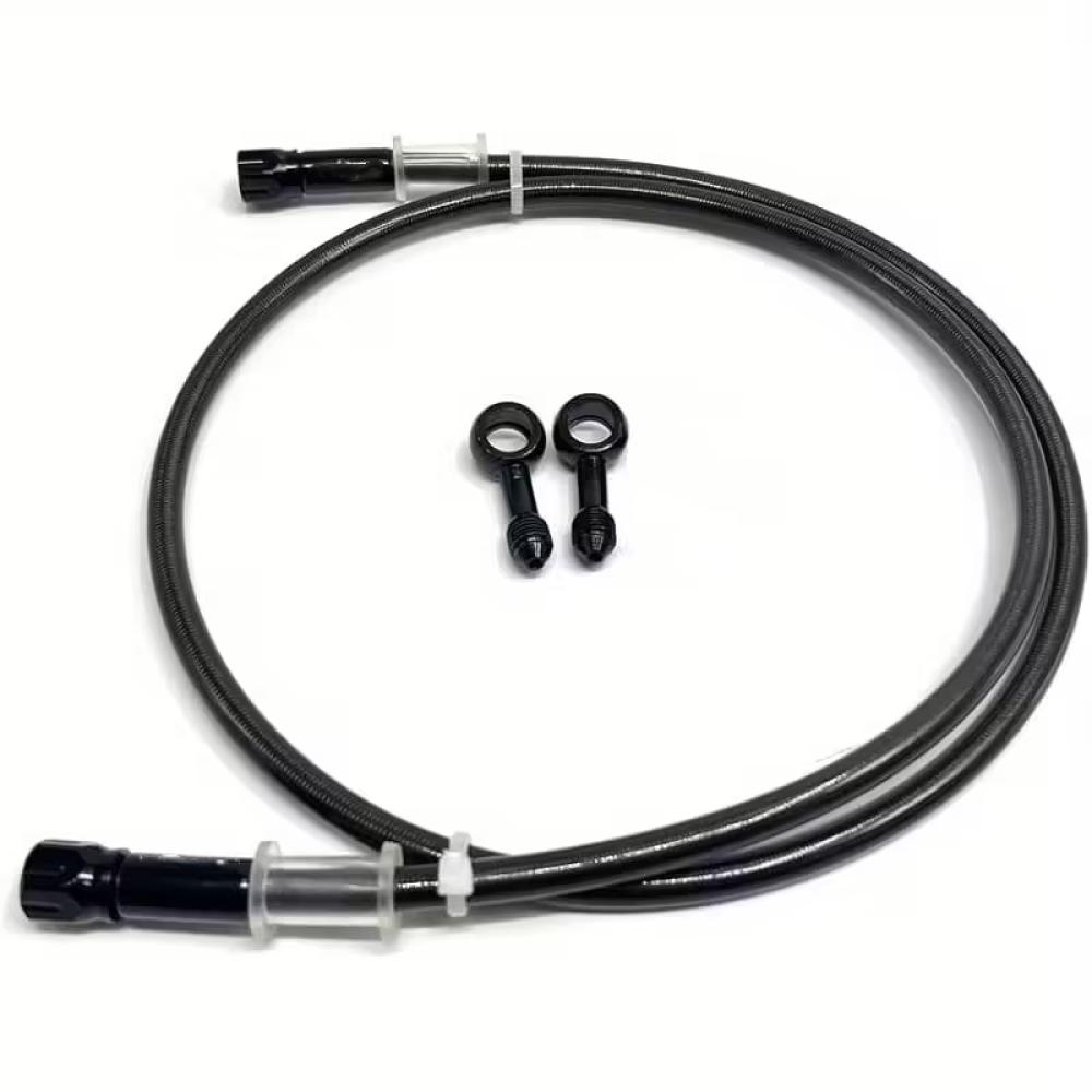 60CM Universal Motorcycle Brake Line Aluminum Head Fuel Line Disc Brake Hose Parts For ATV Motorcycle Motocross