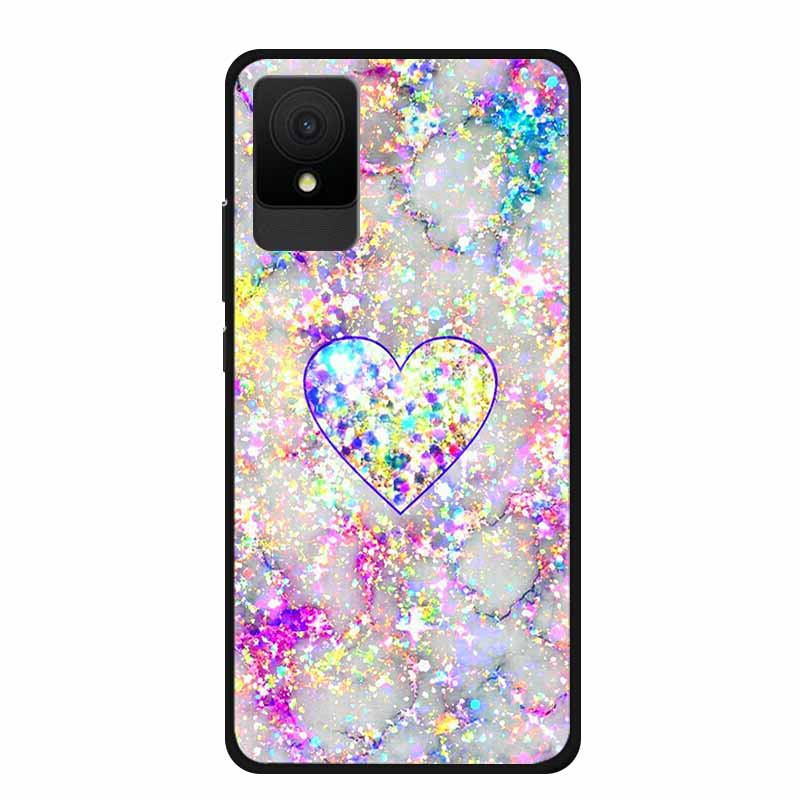For TCL 501 Case Luxury TPU Soft Silicone Back Cover Phone Cases for TCL501 6 Inches T433D Protective New Bumper Lovely Funda