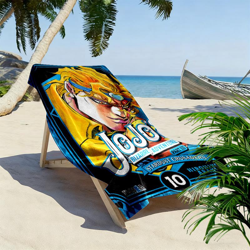 Jojo's Bizarre Adventure: Diamond Unbreakable Beach Towel Beach Soft Swim Seaside Outdoor Pool Towel Fashion Comfort Travel and Vacation Towels