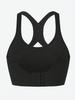 Women's Sports Bra with Adjustable Buckle Design, Suitable for Yoga and Gym Training - Breathable Elastic Fabric.