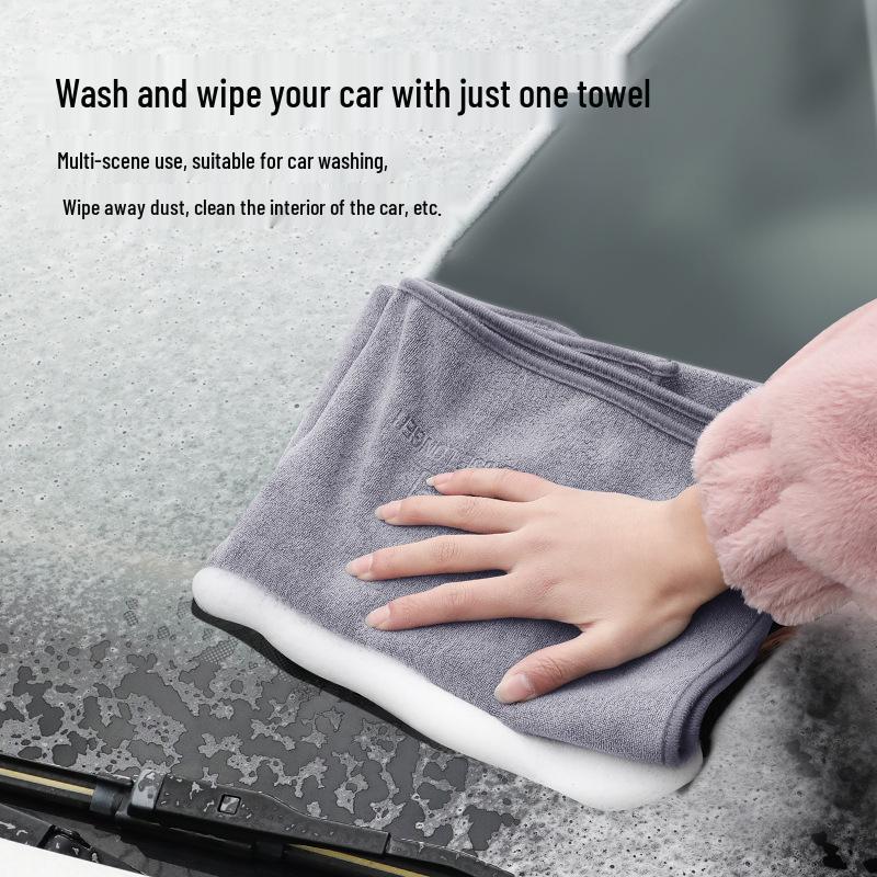 High-End Microfiber Car Interior Cleaning Towel for Glass and Professional Washing