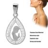 Virgin Mary Pendant Exquisite Color         Steel Mother of God Pendant for Women Christian