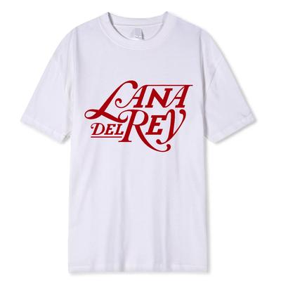 Lana Del Rey Harajuku Casual Anime T-shirt Hip Hop Mangacomic Tshirt Cute Cartoon 100% Cotton Tee-shirt Print Menwomen T Shirt