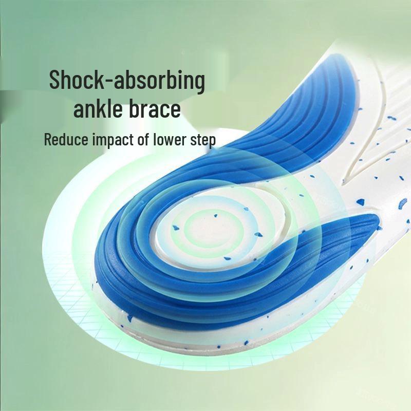 Women's High-Elastic Arch Support Insoles: Breathable, Shock-Absorbing, Odor-Proof Pads for Flat Feet Correction.