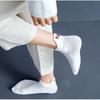 Cute Short Socks Women Set Strawberry Avocado Ankle Socks White Cartoons Cotton Low Cut Kawaii Fun Socks