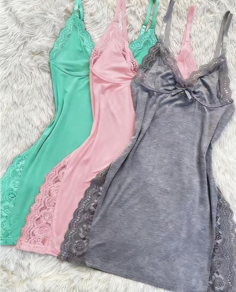 European & American See-Through Sexy Nightgown