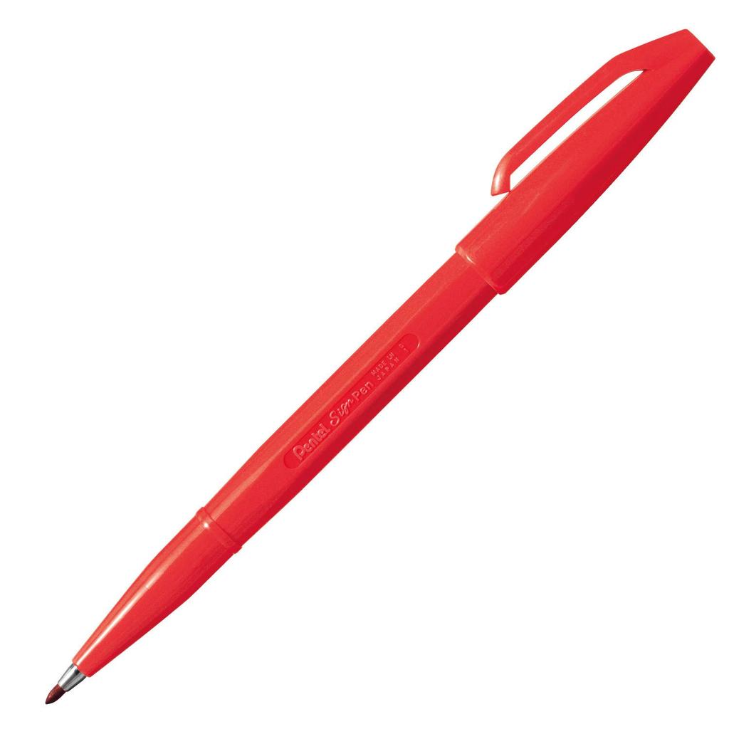 Pentel Water-Based Pen Sign Pen S520-BD Red