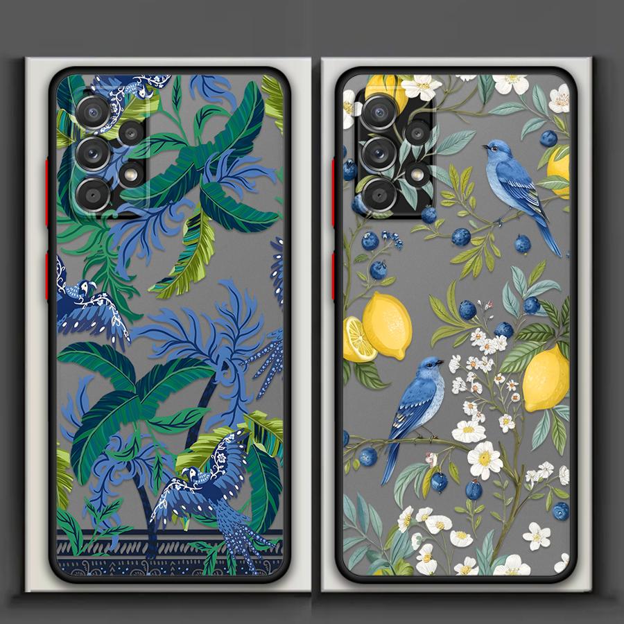 Creative Branch Art Phone Cover Case for Samsung Galaxy A54 A52S A72 A73 A33 A34 A36 A56 A55 A35 A53 A16 A15 A17 A52 A14 A23