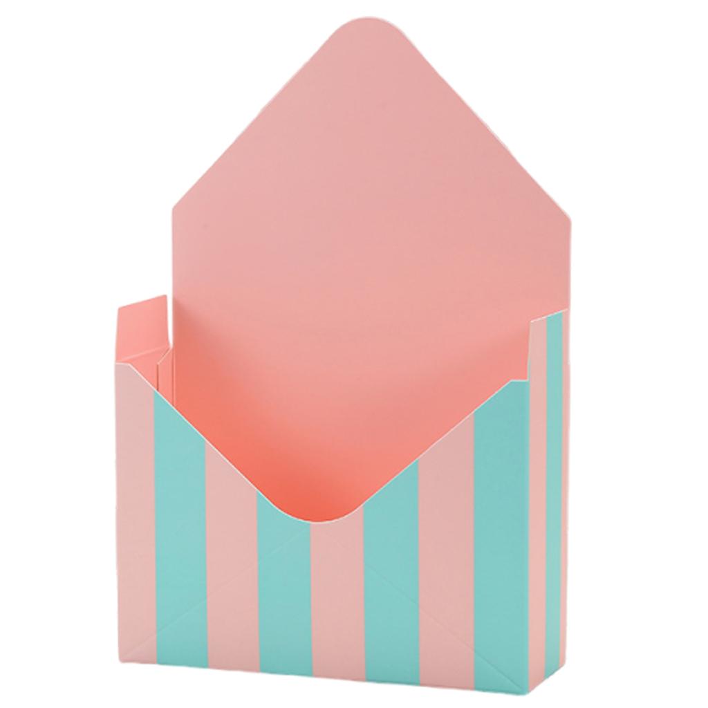 Valentine Envelope Gift Box Multifunctional Hand Folding Flower Bouquet Packaging Box for Mother Day Wedding Birthday Party