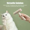 Cat Comb Dog Hair Brush With Lint Remover Stainless Steel Cat Dematting Tool For Kittens Puppies Medium Large Animals