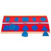 Montessori Early Education Sensory Geometric Inset Boards for Children's Cognitive Development
