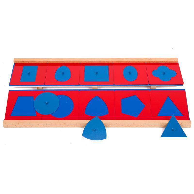 Montessori Early Education Sensory Geometric Inset Boards for Children's Cognitive Development