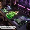 Large Mouse PadBillie Eilish Custom Name Text Personalized Desk Mat Non Slip Gaming Pad