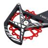 Low Frictions 16T Bike Rear Derailleur Pulley Systems, Aluminum with Ceramic Bearing for R8000 R8800 5800 Climbing Ease
