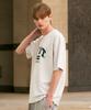 LIKE THE MOST Ltmt Logo Heavy Cool T-Shirt_White Melange