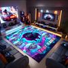 1PC Custom Name "Black Sheep Space" Theme Floor Mat Ideal for Living Room, Game Rooms, Office, Bedroom, Office Floor Mat , Floor Mats for Home
