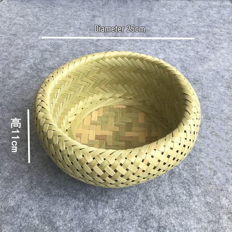 Jiangwo Creative Woven Bamboo Bird s Nest Fruit Basket Set