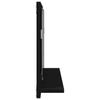 Mirror Cabinet with Shelf Black Oak Effect 60 x 10.5 x 37 cm
