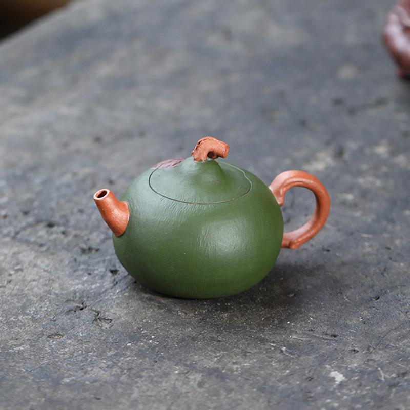 

Chinese Yixing Purple Clay Teapot Creative Handmade Tea Pot Small Capacity Beauty Kettle Household Raw Ore Zisha Tea Set 80ml