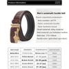 Mei Mary New crocodile alloy automatic buckle men's leather belt - cowhide waist belt