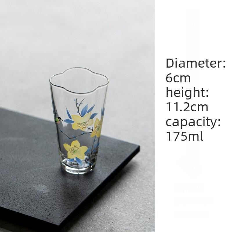 Japanese Glass Tea Cup Heat Resistant Aroma Tea Cup for Home Gift High Temperature Borosilicate Tea Tasting Cup