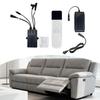 Recliner Threadless Controller Remotes Control Single Motor Controller for 4 Position Recliner Sofa 2.4G Technology