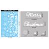 Creative Christmas Decorations, Electrostatic Stickers, Shop Window Decorations, Christmas Decorative Glass Stickers