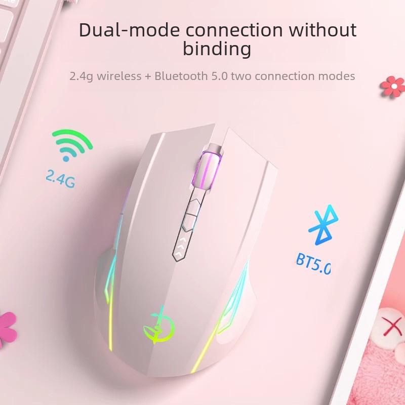Juggernaut Rechargeable Bluetooth E-sports Mouse for Kids - Silent, Wireless, Compatible with Xiaomi, Lenovo, Huawei
