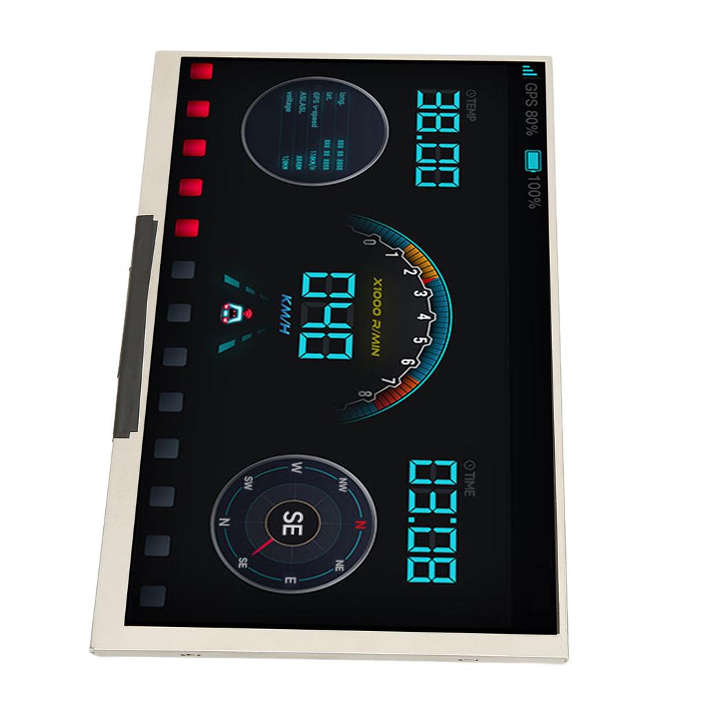 7-Zoll-IPS-Bildschirm HD 170 Grad Betrachtungswinkel Hintergrundbeleuchtung Dünnes integriertes Display für Raspberry Pi