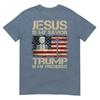 Jesus Is My Savior Trump Is My President Trump 2024 Usa Flag TShirt