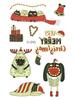 Ricalon Glow-in-the-Dark Waterproof Christmas Temporary Tattoos for Kids