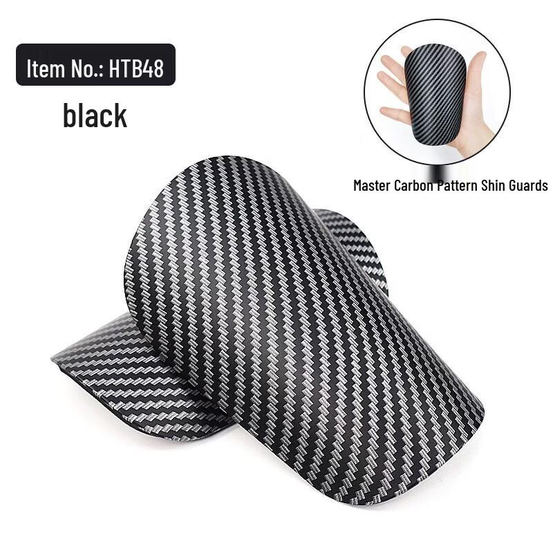 WEZHO Master Carbon Pattern Football Shin Guards