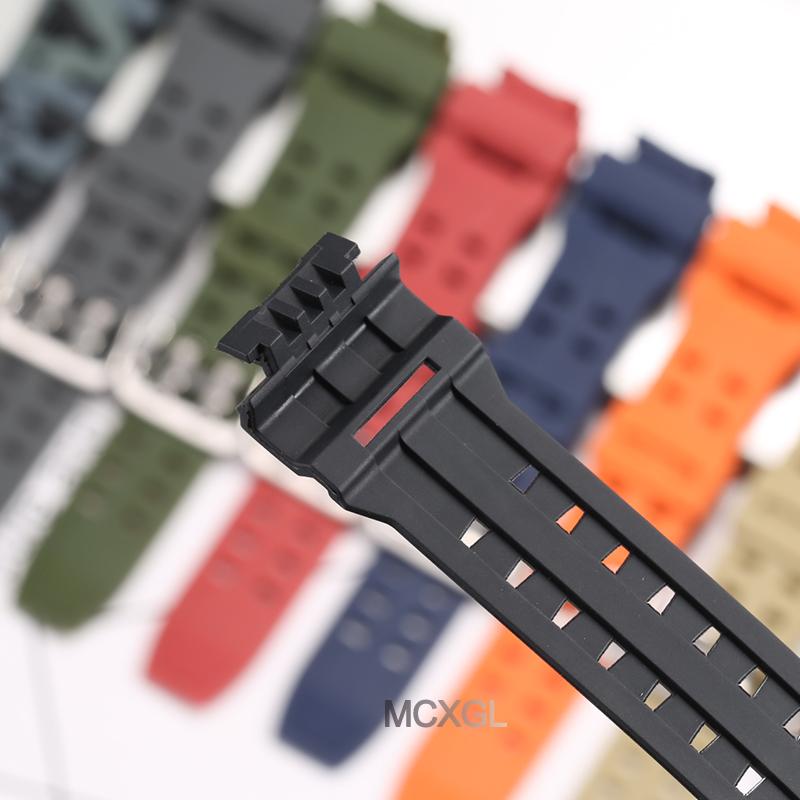 Pryskyřičný řemínek k hodinkám pro Casio GW9100 GW9200 Pánský TPU pásek Sportovní vodotěsné řemínky Camouflage doplňky