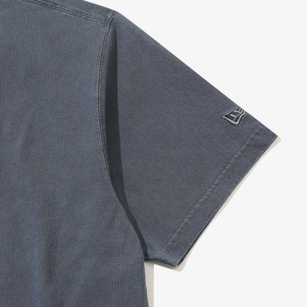 New Era Mlb New York Yankees Big Logo PigmenT T shirT Team Navy 15147555