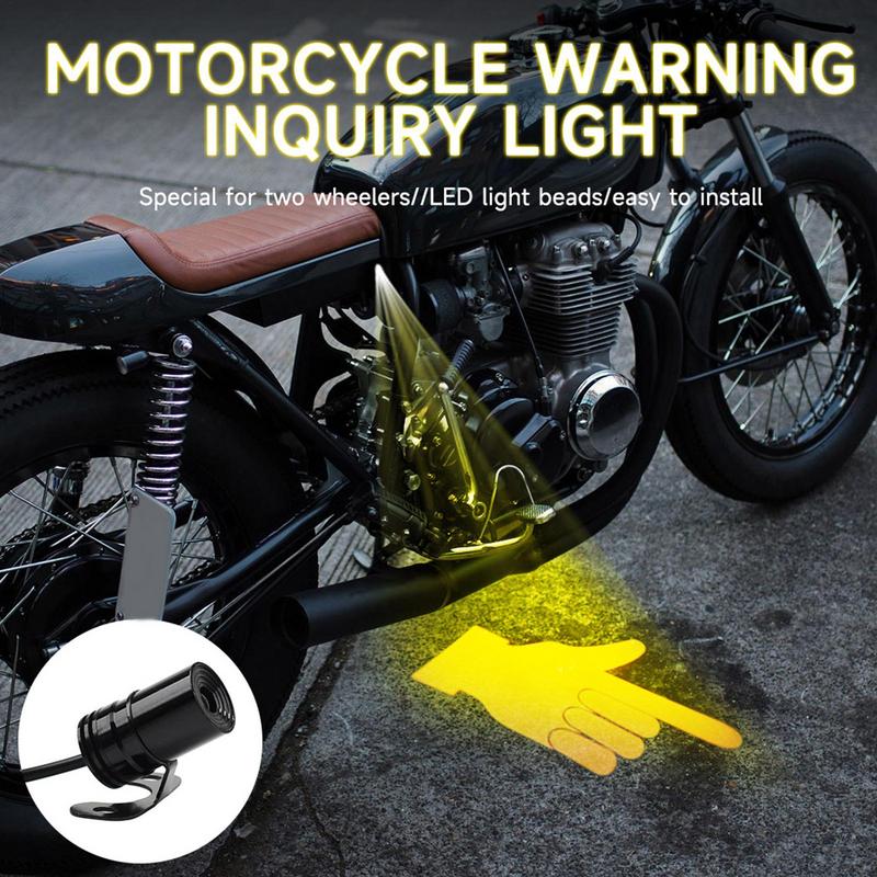 Motorcycle Signals Lights Turn Signals Projector Lights High Brightness Waterproof Warning Lamp With Smart Gesture Sensing