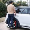 Tire-Mounted Step Ladder Heavy Duty for Garage
