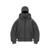 Womens Zip Up Hooded Sweatshirt Double Layer Hood Fleece Lined Loose Fit Casual Streetwear