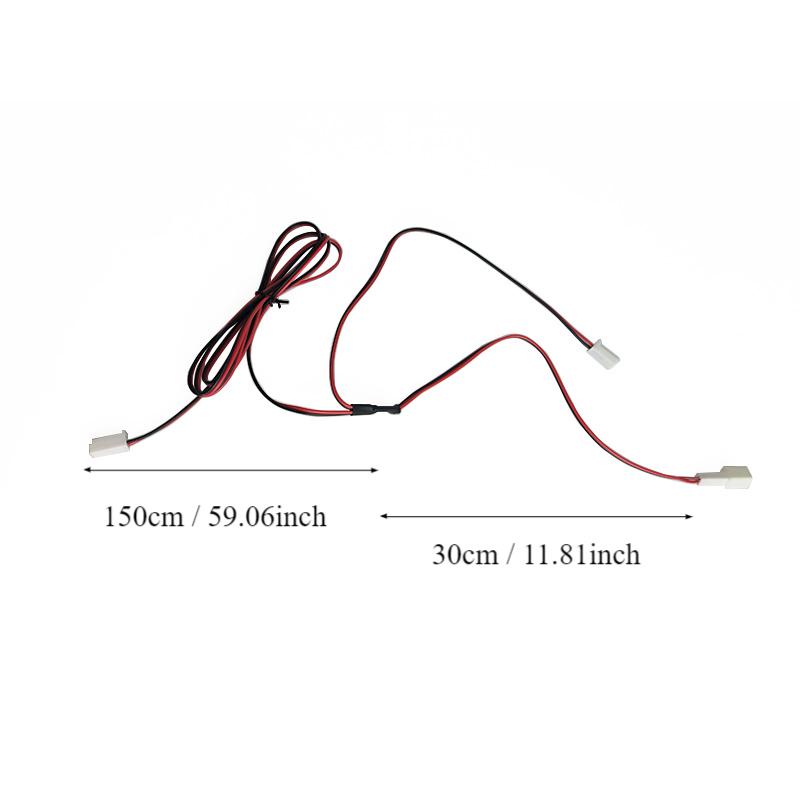 2 Stück LED Innenleuchte mit Kabel für Toyota Mazda Subaru Yaris Camry Corolla Cross Dekorative Fußraumleuchte Beleuchter Stecker