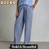 QICED Casual damesbroeken en capri's met effen print